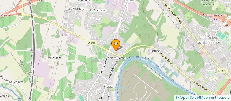 localisation de l'entreprise SCI DMD à FLEAC