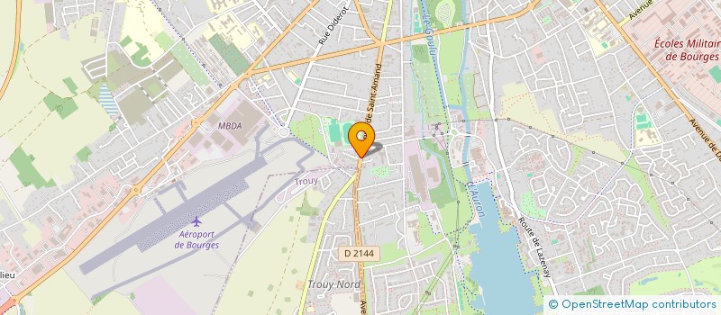 localisation de l'entreprise SCI DMD  BOURGES