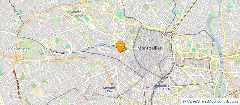 localisation de l'entreprise SCI DMD à MONTPELLIER
