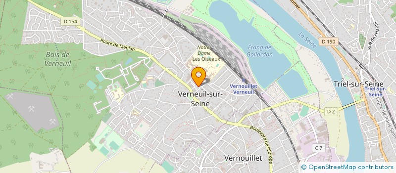 localisation de l'entreprise SCI DMDR  VERNEUIL-SUR-SEINE