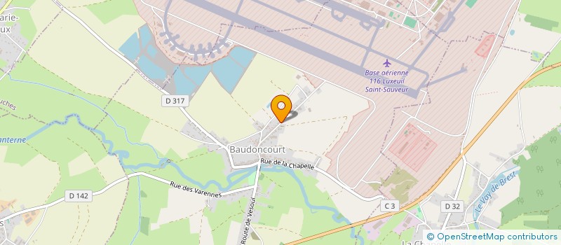 localisation de l'entreprise SCI DMEC  BAUDONCOURT