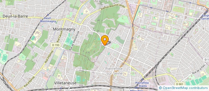 localisation de l'entreprise SCI DMEP INVEST à PIERREFITTE-SUR-SEINE