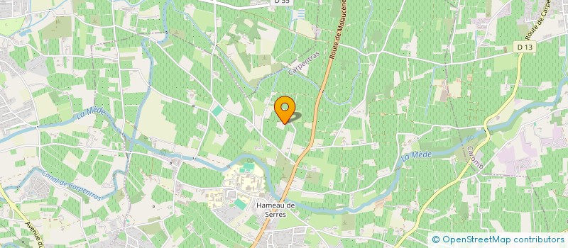 localisation de l'entreprise SCI DMG  CARPENTRAS