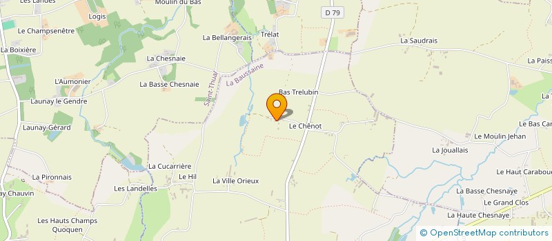 localisation de l'entreprise SCI DMGVV  LA BAUSSAINE