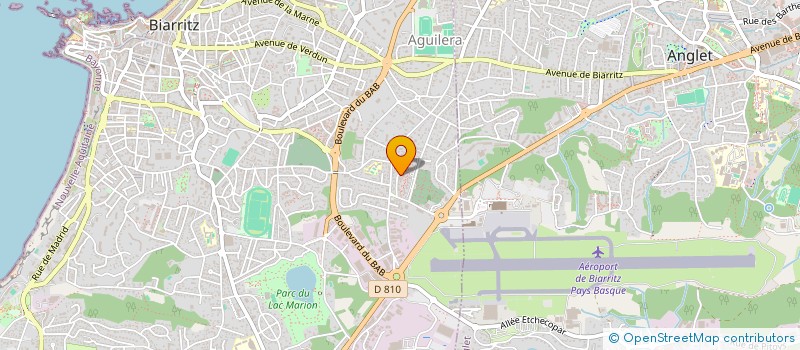 localisation de l'entreprise SCI DMH à BIARRITZ