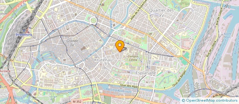 localisation de l'entreprise SCI DMI  STRASBOURG