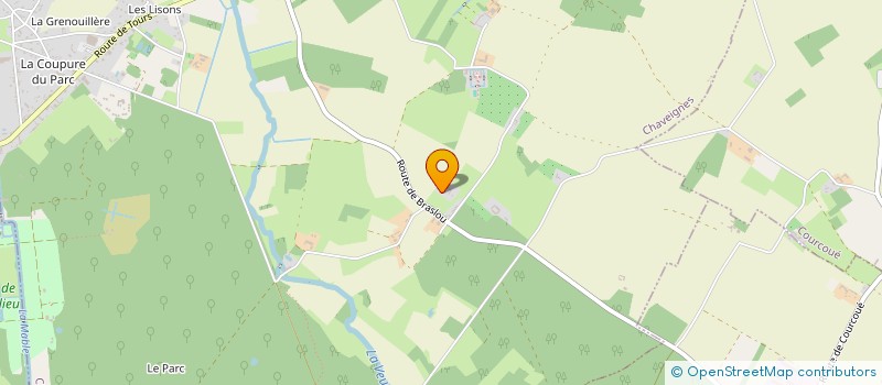 localisation de l'entreprise SCI DMI BRIZZI  CHAVEIGNES