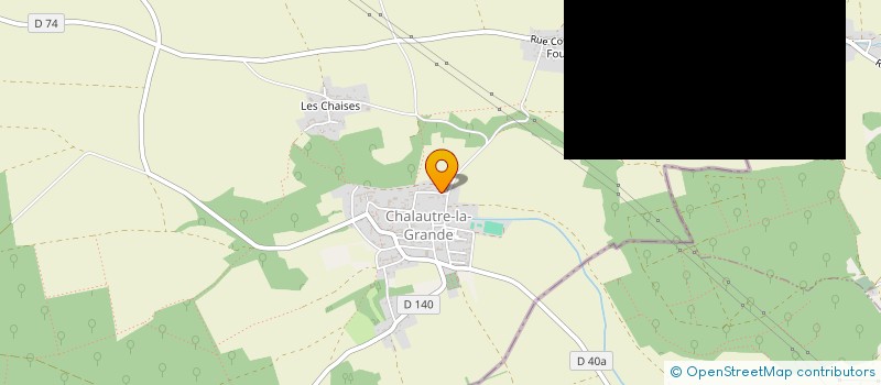 localisation de l'entreprise SCI DMJ  CHALAUTRE-LA-GRANDE