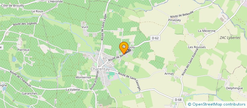 localisation de l'entreprise SCI DMJ IMMO  CHARENTAY