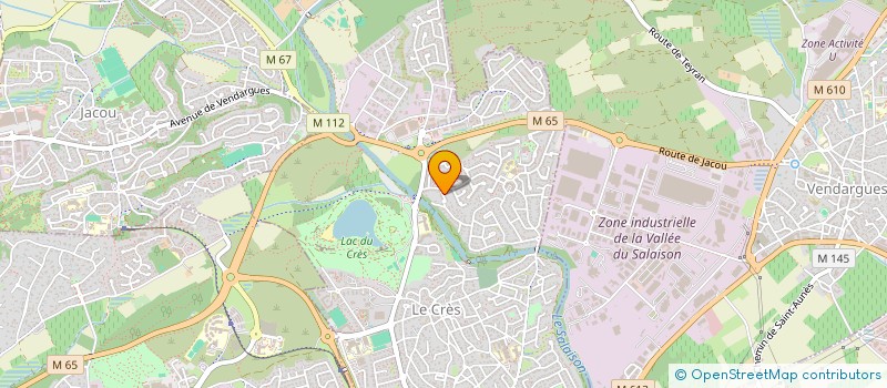 localisation de l'entreprise SCI DMJL  LE CRES