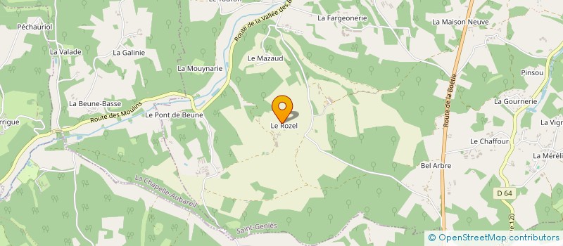 localisation de l'entreprise SCI DMKL  SAINT-GENIES