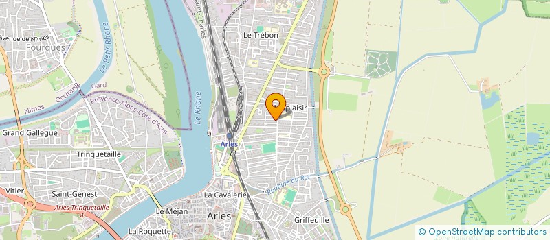 localisation de l'entreprise SCI DML à ARLES