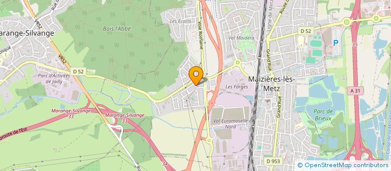 localisation de l'entreprise SCI DML  MAIZIERES-LES-METZ