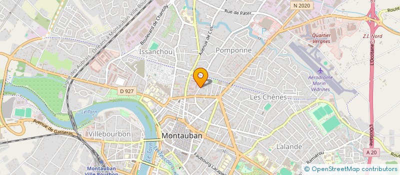 localisation de l'entreprise SCI DMLB  MONTAUBAN