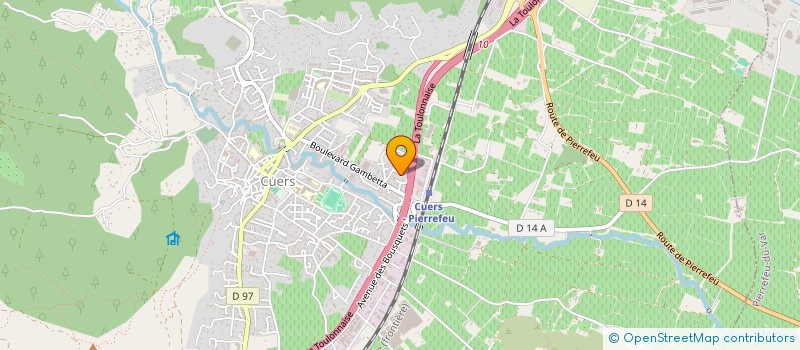 localisation de l'entreprise SCI DMLE  CUERS