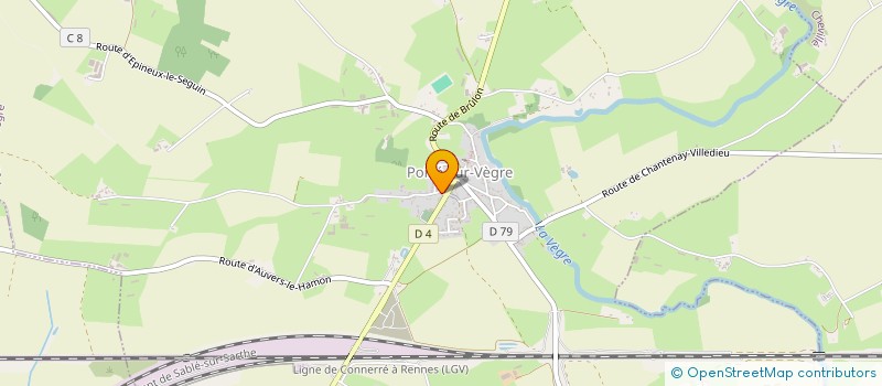 localisation de l'entreprise SCI DMM  POILLE-SUR-VEGRE