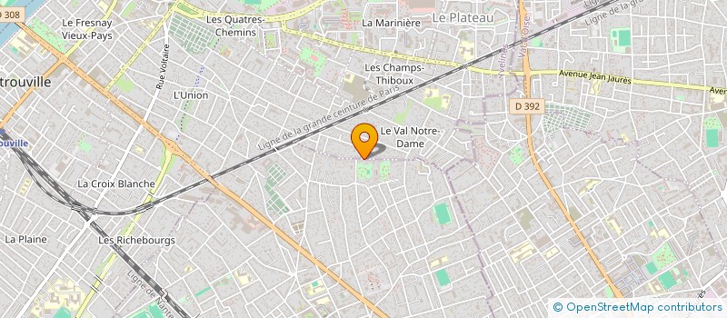 localisation de l'entreprise SCI DMMD  SARTROUVILLE