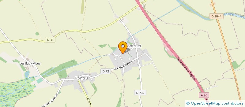 localisation de l'entreprise SCI DMMS CONSTRUCTION  PONTRUET