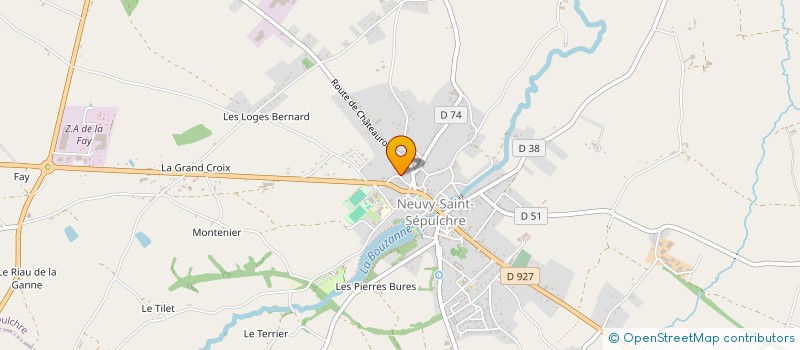 localisation de l'entreprise SCI DMN à NEUVY-SAINT-SEPULCHRE