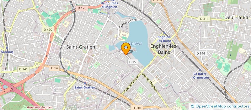 localisation de l'entreprise SCI DMNTYN à ENGHIEN-LES-BAINS