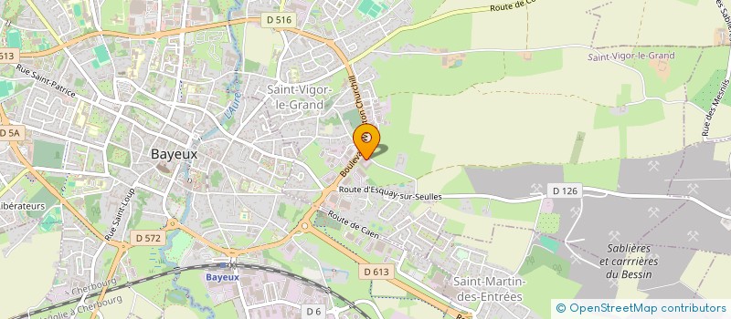 localisation de l'entreprise SCI DMO  SAINT-VIGOR-LE-GRAND