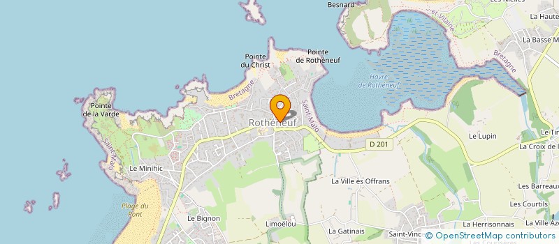 localisation de l'entreprise SCI DMOI  SAINT-MALO