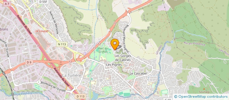 localisation de l'entreprise SCI DMP à VITROLLES