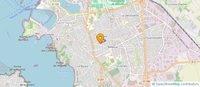 localisation de l'entreprise SCI DMP  SAINT-MALO