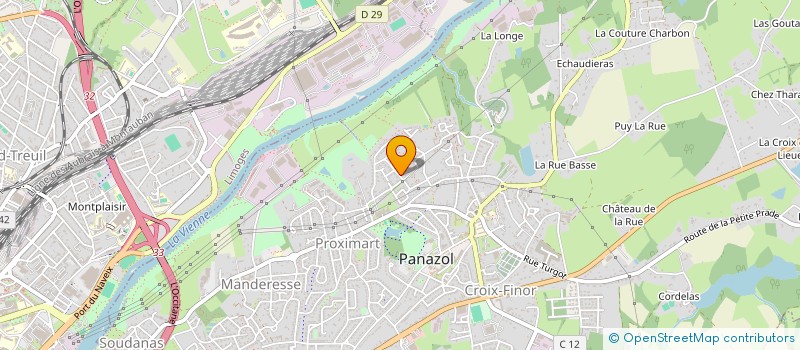 localisation de l'entreprise SCI DMP LOCATION à PANAZOL