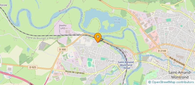 localisation de l'entreprise SCI DMPC  ORVAL