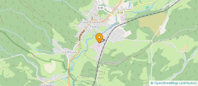 localisation de l'entreprise SCI DMPM  PROVENCHERES-ET-COLROY