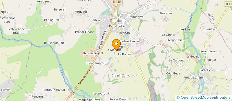 localisation de l'entreprise SCI DMRA  PLOUIDER