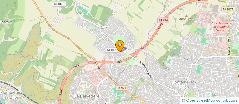 localisation de l'entreprise SCI DMS  DAIX