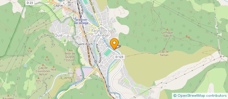 localisation de l'entreprise SCI DMS à TARASCON-SUR-ARIEGE