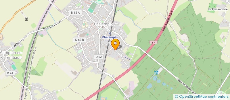 localisation de l'entreprise SCI DMSB  PHALEMPIN
