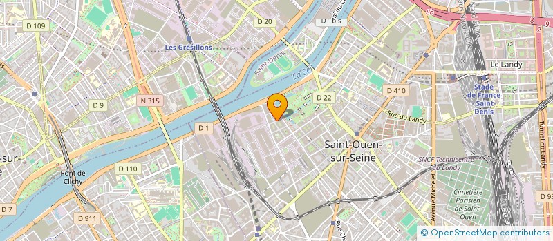 localisation de l'entreprise SCI DMTJ à SAINT-OUEN-SUR-SEINE