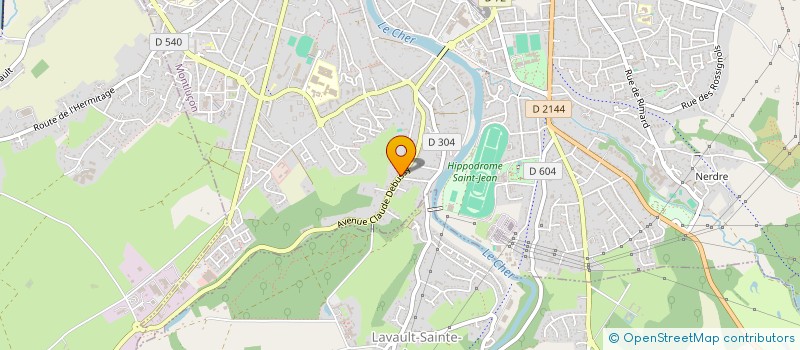 localisation de l'entreprise SCI DMTY à MONTLUCON