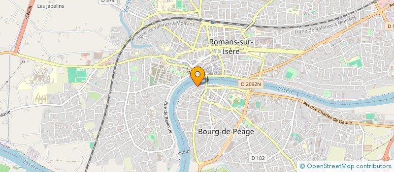 localisation de l'entreprise SCI DMV  BOURG-DE-PEAGE