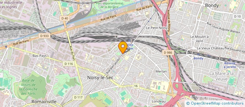 localisation de l'entreprise SCI DMZ à NOISY-LE-SEC