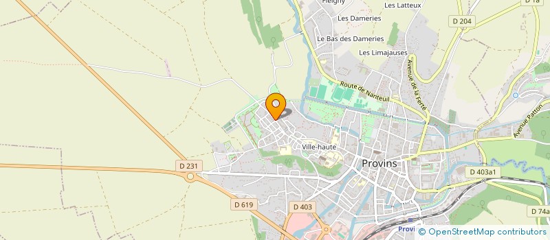 localisation de l'entreprise SCI DMZ  PROVINS