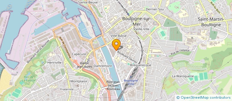 localisation de l'entreprise SCI DN  BOULOGNE-SUR-MER