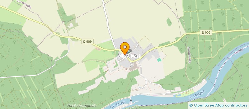 localisation de l'entreprise SCI DN IMMO  VILLEY-LE-SEC