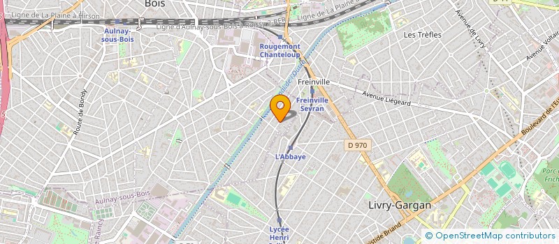 localisation de l'entreprise SCI DN IMMOBILIER à AULNAY-SOUS-BOIS