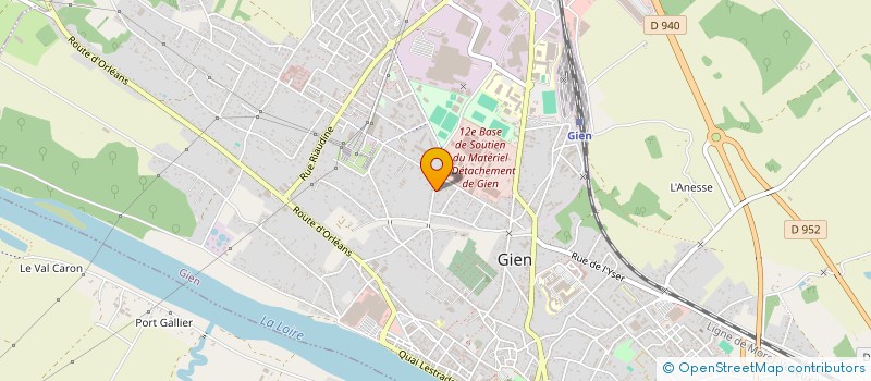 localisation de l'entreprise SCI DN2R  GIEN