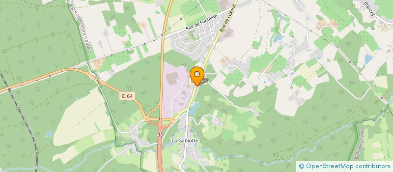 localisation de l'entreprise SCI DNAC  FOUGEROLLES-SAINT-VALBERT