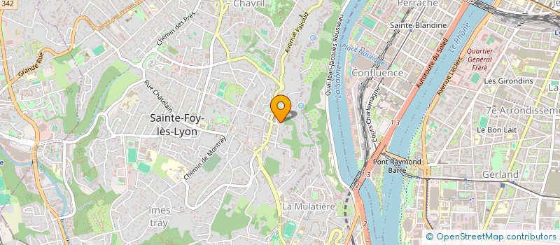 localisation de l'entreprise SCI DNAI  SAINTE-FOY-LES-LYON