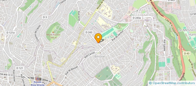 localisation de l'entreprise SCI DNC FLAUBERT  BIHOREL