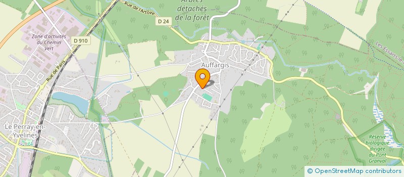 localisation de l'entreprise SCI DNG  AUFFARGIS