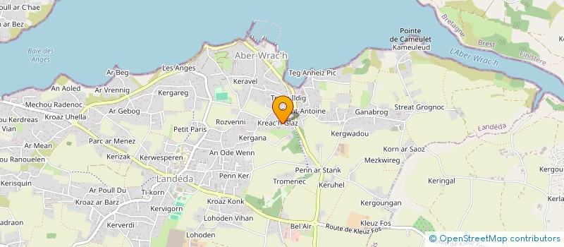 localisation de l'entreprise SCI DNG DES ABERS  LANDEDA