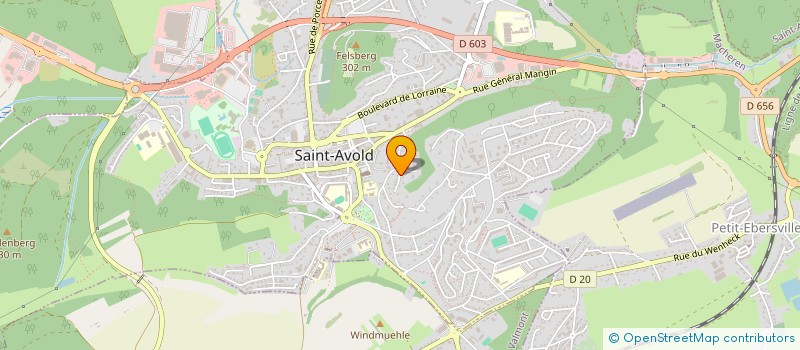 localisation de l'entreprise SCI DNL à SAINT-AVOLD